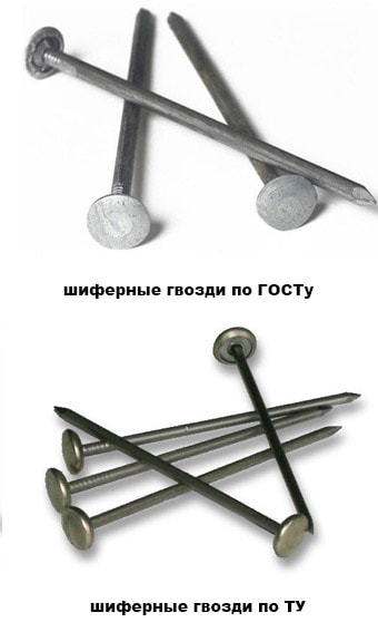 шиферные гвозди